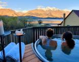 Relaxing in the Kinloch Spa Pool