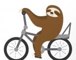 monkey on bike