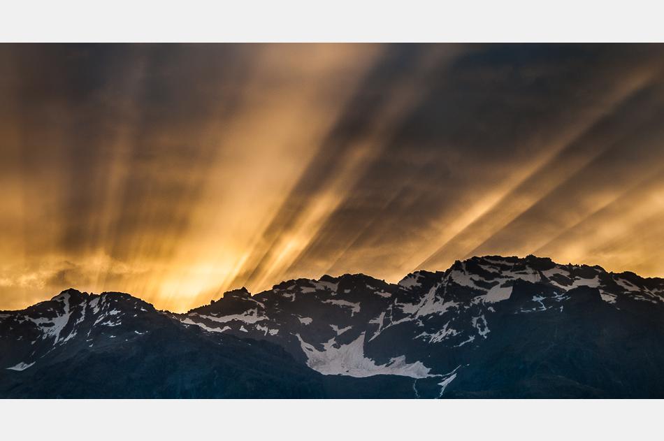 Sunset over the Humbolts