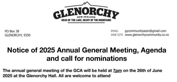 GCA AGM Notice June 2025