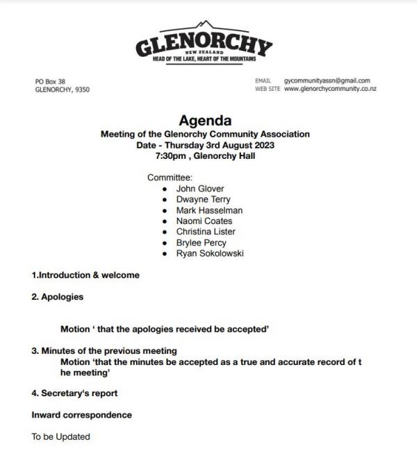 Capturegca aGENDA 3 aUGUST 2023